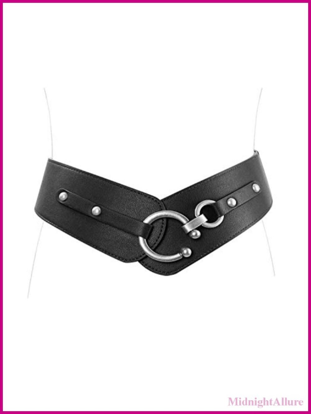 Wide Elastic Women's Belt Retro Stretchy Cinch Belt for Dresses Coats